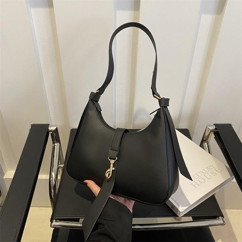 Fashionable French Style Shoulder Bag 2024 Spring Summer Trendy Simple One-shoulder Crossbody Bag For Women