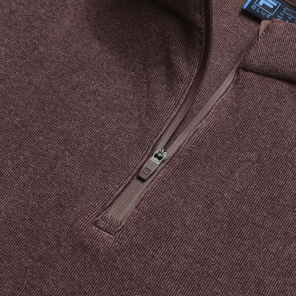 FILA Blue Pullover Fitted Long Sleeve T-Shirt Men Tops F11M612212F-WI