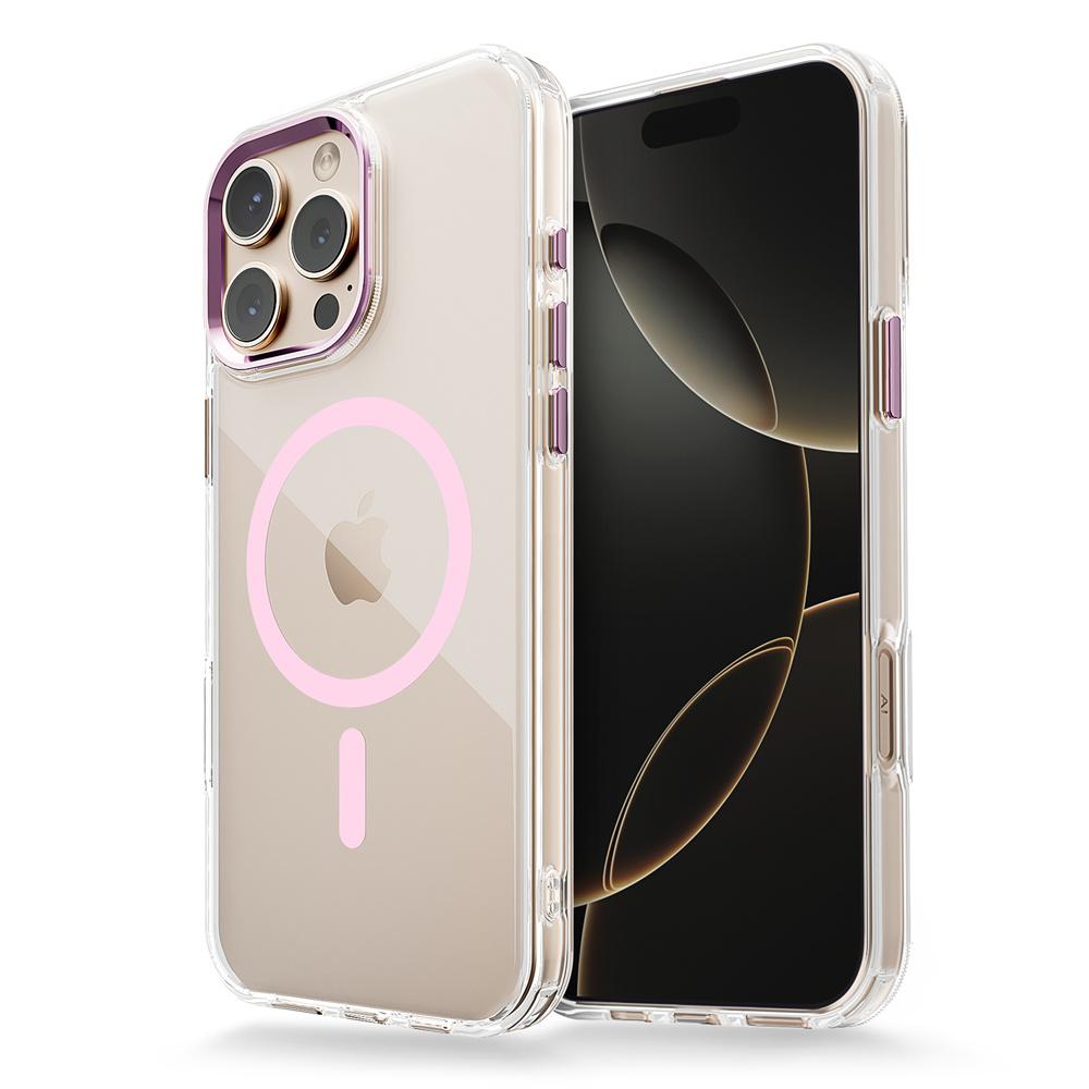 Luxury Magnetic Transparent Phone Case for iPhone 16 11 12 13 14 15 Pro Max Magsafe Wireless Charge Shockproof Clear funda Cover