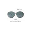 Dior Vintage Fashion Versatile Alloy Frame Irregular Shape Sunglasses Women sunglasses Dark-Green DIORSTELLAIRE2-200869DD868O7