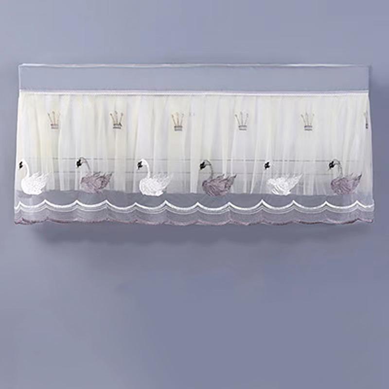 Чехол для кондиционера Houseeker, пылезащитный, настенный, защитный, моющийся, чехол для кондиционера, защитный чехол для домашнего текстиля серый