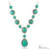 N1723 Retro Turquoise Drop Pendant Necklace for Women