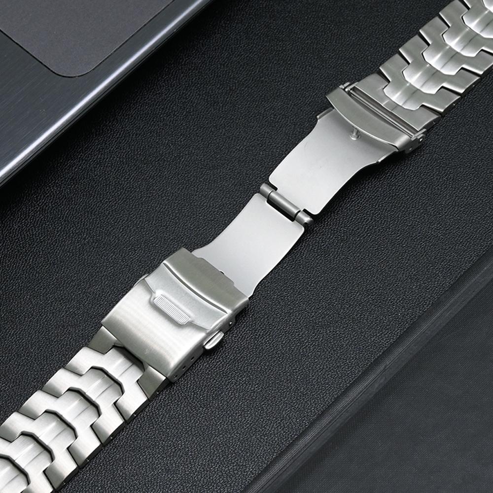 MEN Titanium Wristband for Samsung Galaxy Watch 7 6 Classic 5 PRO Luxury 20mm 22mm Strap for Huawei Watch 4/4 Pro GT 5 4 3 46mm