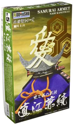 Doyusha Scale Japanese General Helmet Kanetsugu a Warrior of Love and Righteousness Plastic Model K5 1/4 Series Naoe,