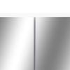 LED Bathroom Mirror Cabinet White 80 X 15 X 60 Cm MDF