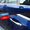 ABS Left Hand Driver For Mercedes Benz E Class W213 2016- GLC X253 C Class W205 2015- Car Door Handle Trim Accessories