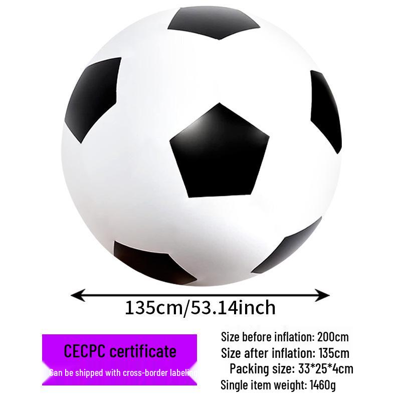 Eco-Friendly PVC Inflatable Colorful Football for Parent-Child Games