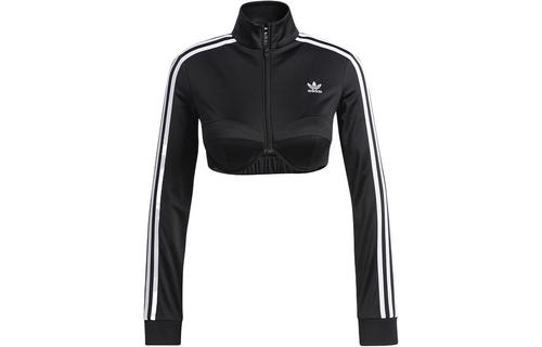 adidas originals Jeremy Scott Monogram Crop Track Jacket HL6478 S чёрный