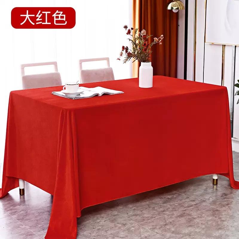 New Velvet Tablecloth with A Flowing and Stylish Design for Conference and Banquet Decoration Rectangular Universal Tablecloth