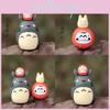 Cartoon Cute Totoro Overhead Dharma Micro Model Ornament For Landscape Prop