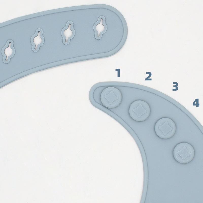 Baby-Fütterungsset aus Silikon, Babygeschirr, BPA-frei, leicht zu reinigen, Kindergeschirr, wasserdicht, Löffel und Lätzchen, Kinder-Trainingsset