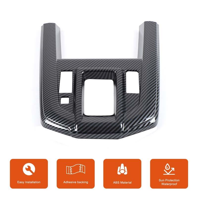 ABS Plastic Carbon Fiber Car central control transmission panel frame Suitable for Isuzu D MAX D-MAX -2024 accessories