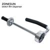 ZONESUN 30-50cm Height Adjustable Stretch Film Wrapping Machine Handheld Dispenser Stainless Steel Pallet Packing Tool