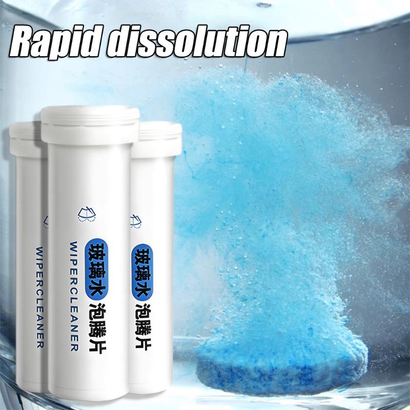 Soluție de curățare a parbrizului mașinii Tablete efervescente Apă de sticlă concentrată solidă Film de degresare auto pentru sticlă Detergent insecticid pentru gume