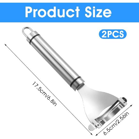 2Pcs Corn Planer Cutter Thresher Peeler, Corn Thresher Cob Stripper Tool Stainless Steel Corns Threshers Cob Remover Tools Cobs Remover Tool for