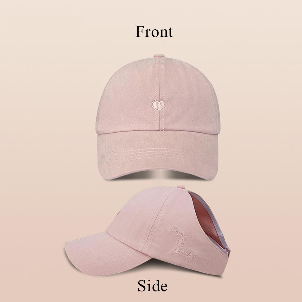 Fashion High Ponytail Kids Boy Girl Sun Hats Quick Drying Baseball Caps Adjustable Travel Caps Children Peaked Hats With Hole