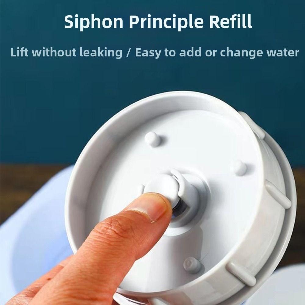 Practical Non-slip Automatic Pet Feeder Detachable Plastic Cat Water Dispenser Drinking Fountain Cat Food Bowl Daily Feeding