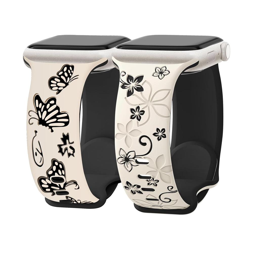 Engraved Straps For Apple Watch Band 46mm 42mm 44mm 45mm 40 41mm 49mm correa bracelet iwatch Series 11 10 9 8 7 6 5 Ultra 3 SE