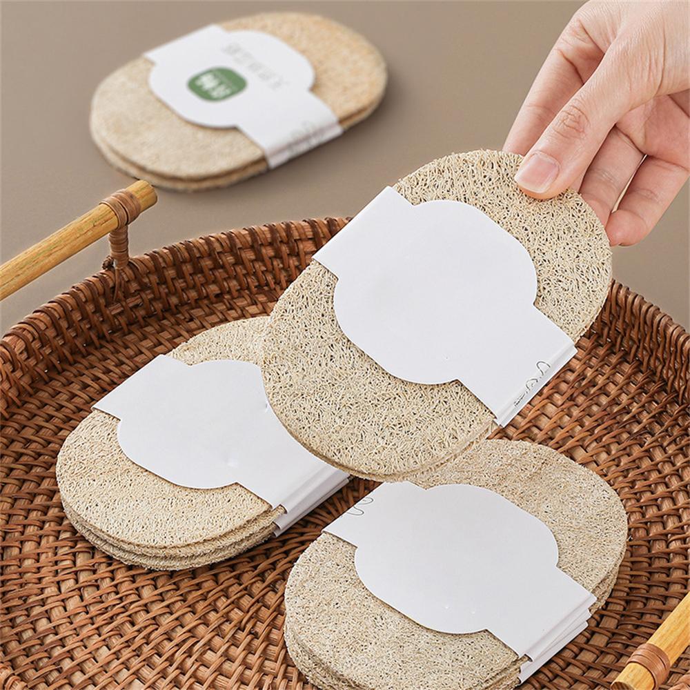 1 Stück Natürlicher Luffa Spülschwamm Luffa Scheuerpad Geschirr Topf Leicht zu Reinigen Scheuerschwamm Küchenreinigung Bürsten Pad
