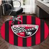 1pc Football Team (73) Design Printed Area Round Carpet for Bedroom Living Room Home Decor Rugs Mat Non Slip Mat Rug for Bedside
