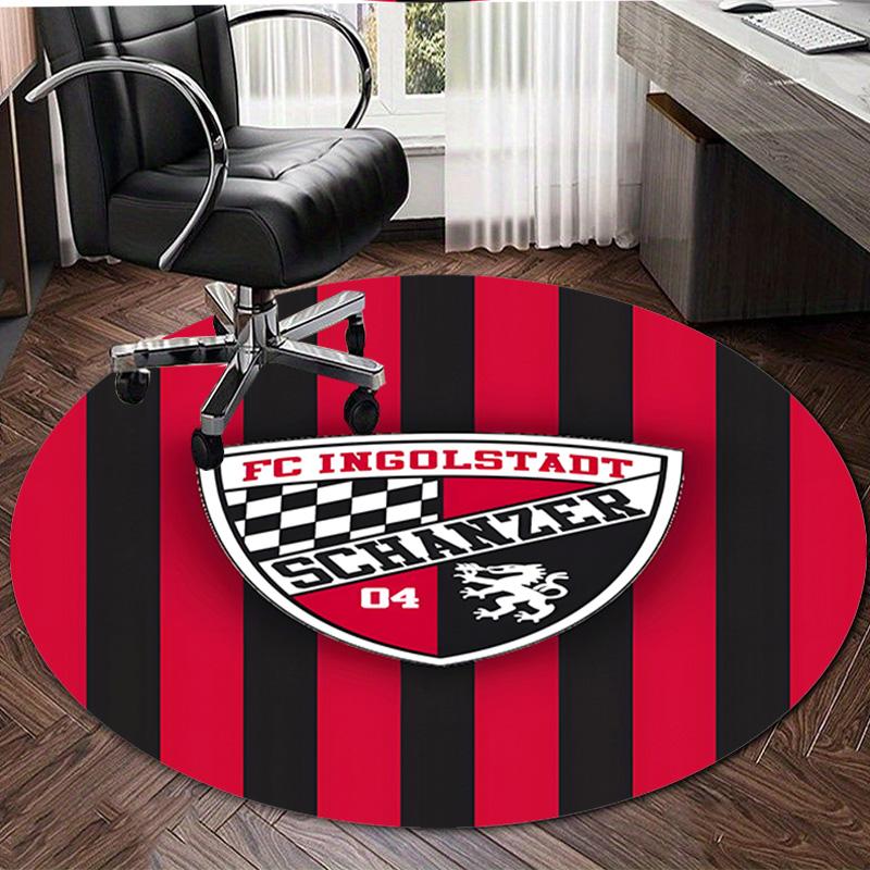 1pc Football Team (73) Design Printed Area Round Carpet for Bedroom Living Room Home Decor Rugs Mat Non Slip Mat Rug for Bedside