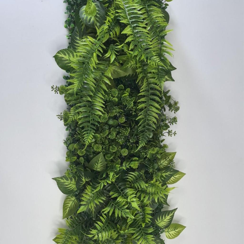 25x75CM Artificial Fern Green Wall Panel for Home Decoration