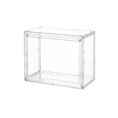 OBEST Figure Case, UV-Resistant, Clear Acrylic Display Case, Stain-Resistant, Magnetic, Collectible Case, Assembled and Stackable (27 X 18 X 22 Cm)