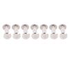 100 Sets Rivet and Screw Stainless Steel M2.5 Flat Round Head Rivet Stud Fastener Set for Leather Crafts Decoration