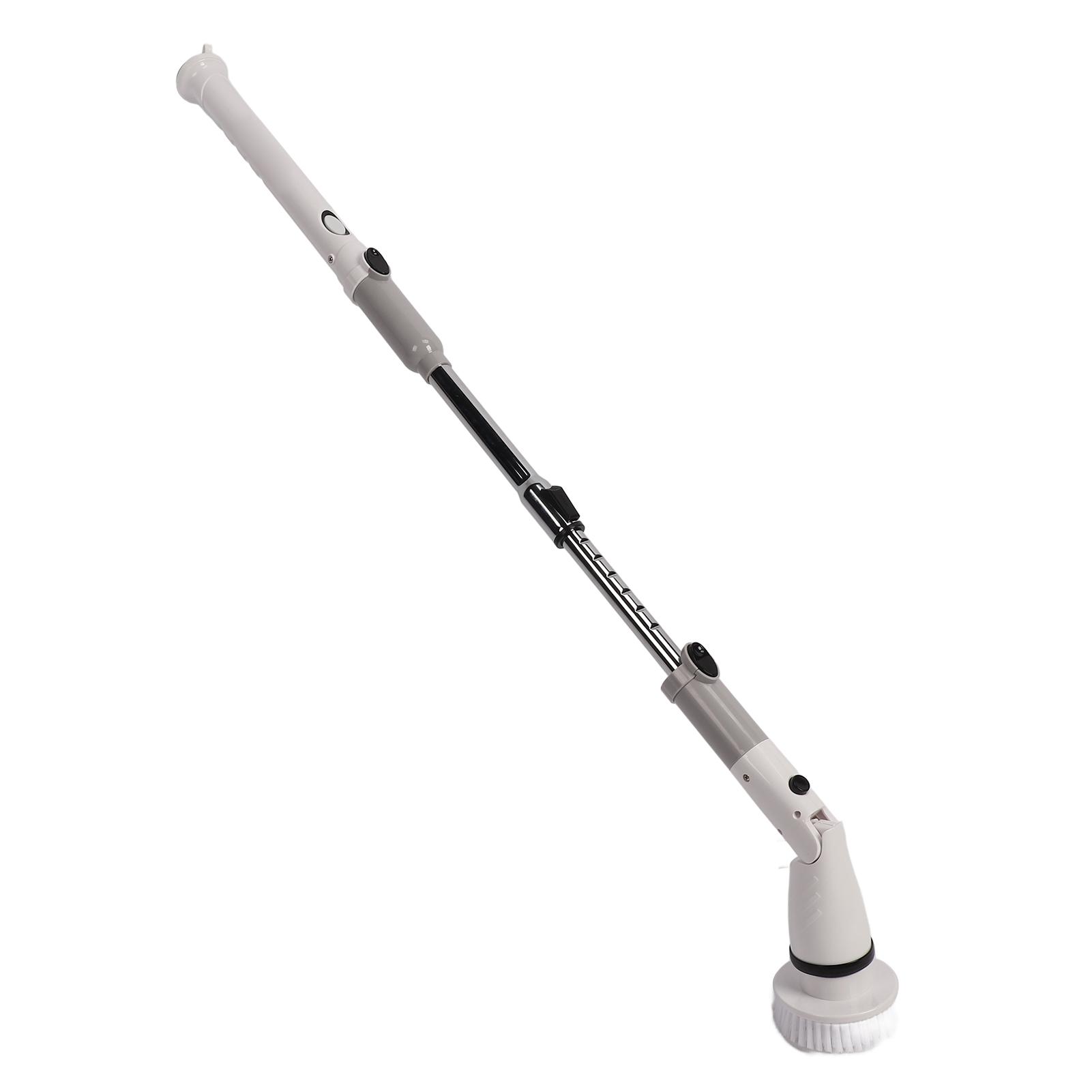 

Электрическая вращающаяся щетка для уборки Мощная удлиняемая щетка для мытья пола с длинной ручкой для ванной комнаты, автомобиля 100–240 В, вилка США