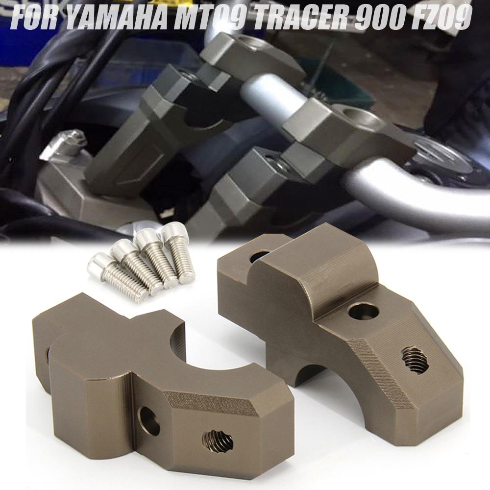Handlebar Riser Bar Motorcycle Mount Handle Clamp Universal FOR YAMAHA MT09 Tracer 900 GT FZ09 Handlebar Bar Risers Barback 2021