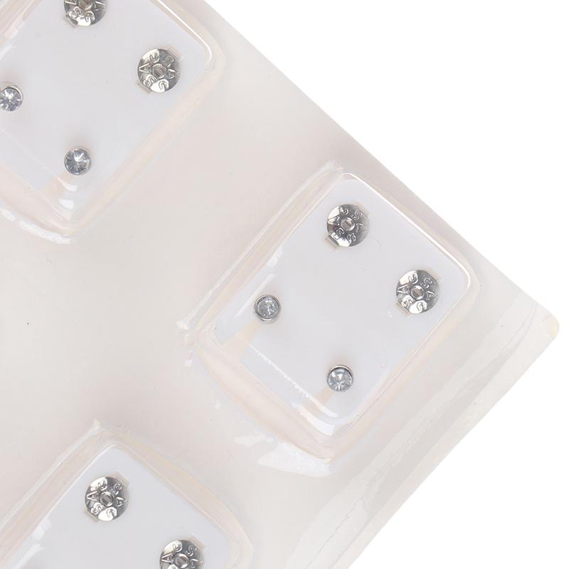 12 Pairs Medical Earrings Piercing Tool Ear Stud Surgical Steel Earrings Jewelry