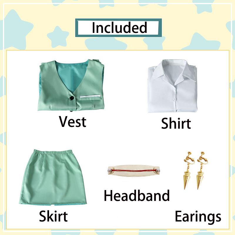 Yor Spy×family Forger Cosplay Costume Work Uniform Dress Set Role Halloween Play