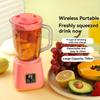 750ML Electric Juicing Cup Portable Wireless Fruit Blender 10 BLADES Multifunctional Kitchen Juicer USB Charging Outdoor Juicing