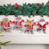4pcs Snowman Christmas Pendant Santa Claus Christmas Tree Ornaments Christmas Tree Decoration  Home