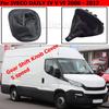 Car Pu Leather Gear Gaiter Gaitor Shift Collar Boot Dust Cover For IVECO DAILY IV V VI 2008 - 2017