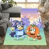 Bluey Bingo Adventure Carpet Suitable for Balcony Entryway Hallway Dining Room Antislip Carpet Decorate Offices Perfect Gift for Friends & Family