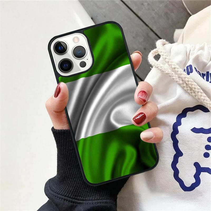 Nigerian flag Phone Case For iPhone 17 Air 15 16 Cover 11 13 14 Pro Max 12 Plus Max Fundas