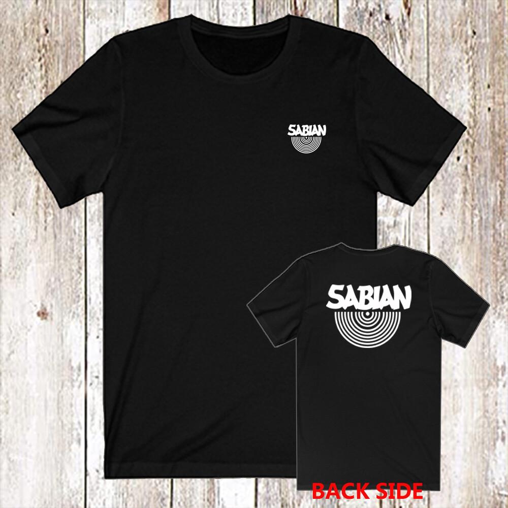 Sabian Drums Men s Black T-Shirt Size S-5XL Unisex T-Shirt XXXXL