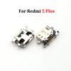 5pcs USB Charging Port Dock Plug Connector Socket Repair Parts For Xiaomi Redmi 5 6 7 8 9 10 Pro 5A 7A 9A 9T 10A 10C 4G 5G
