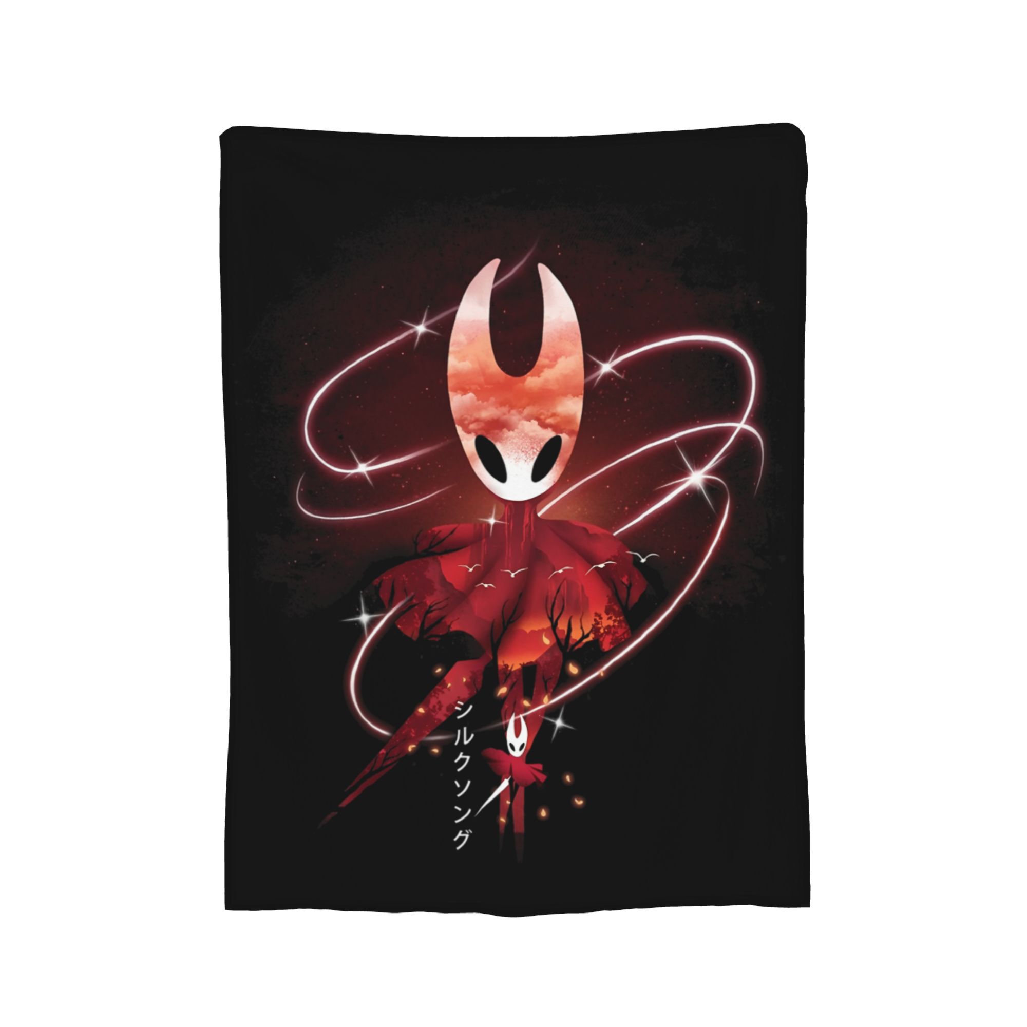 Hollow Knight Silksong Hornet Blanket Fleece Decoration  Breathable Super Soft Throw Blanket for Sofa Bedroom Plush Thin Quilt 30x40in
