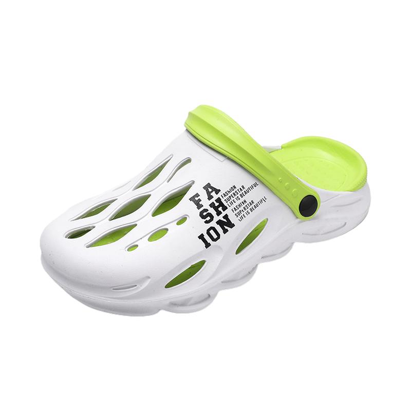 Sandálias da moda masculina Casa Jardim Tamanho grande praia sandálias masculinas casuais e confortáveis