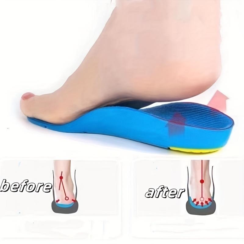 1 par unisex inlägg med hålfotsstöd och U-formad hälkudde, stötdämpning & andningsförmåga - Mjuka dämpade inlägg