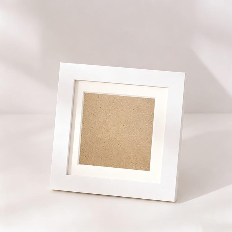 Square Wooden Photo Frame 4x4 5x5 6x6 8x8 10x10 12x12 Inch DIY Wall Hanging Or Desktop Display Modern Minimalist MDF Picture