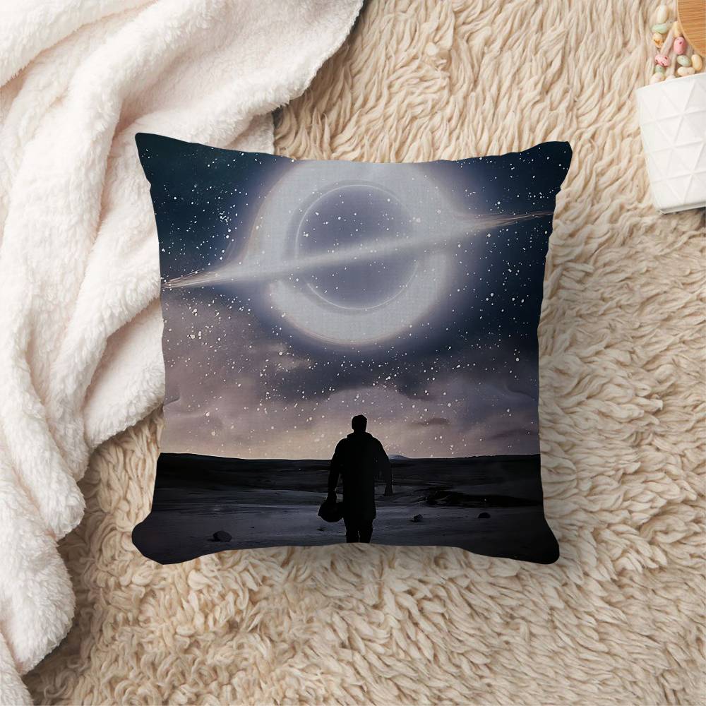 Hot Movie Interstellar Personalized Pillow Cover Kids Bedroom Wild Party Decor Pillowcase Kid Birthday Shower Gift