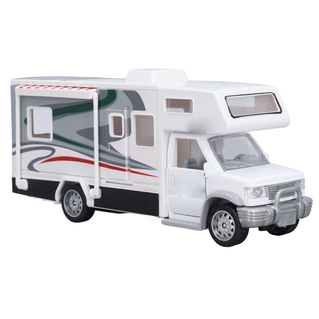 1Celsius32 Kids RV Toy Sound Light Opening Doors Simulation Educational Alloy Motorhome Toy for Children