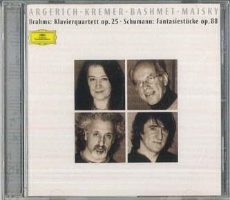 

CD MARTHA ARGERICH, GIDON KREMER, MISC - Brahms Piano Quartet No. 1, Schuman UCCG1121 DEUTSCHE GRAMMO 2003 Japan Obi Classical Used