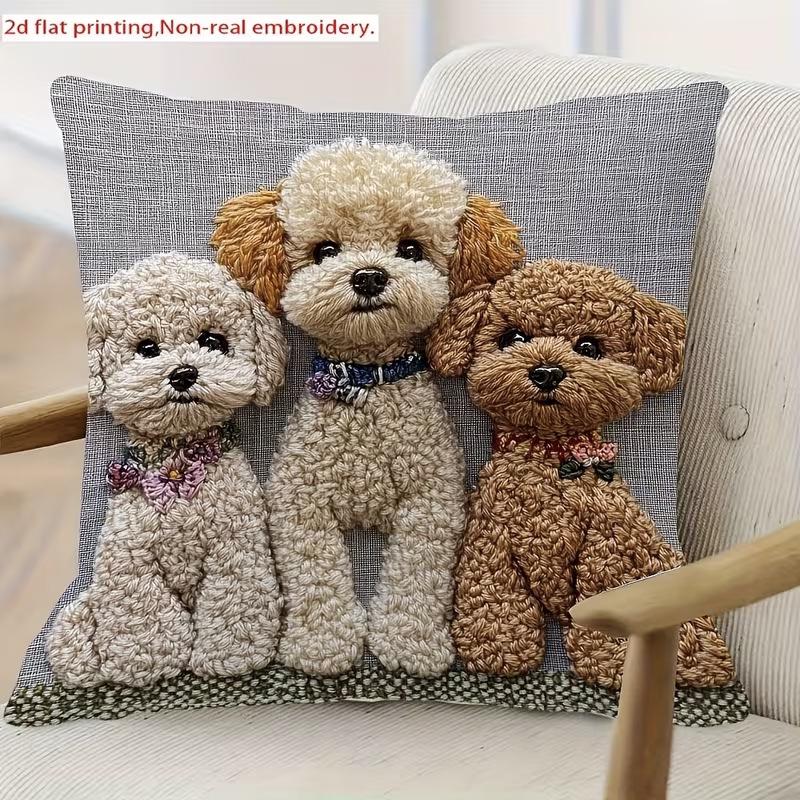 Niedliche Cartoon Katze Sofabett Kissenbezug