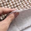0.5/1/2 Yards Pure Cotton Grid Quilted Cotton Fabric for Winter Coat Gloves Pet Beds Makeup Bags Handmade DIY Clothing Fabrics