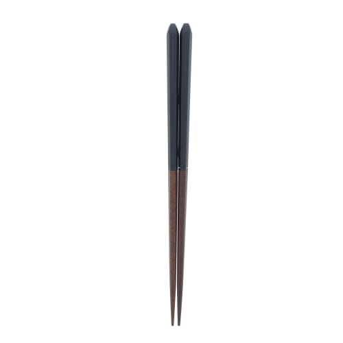 

Ishida Japanese-made Pocket Chopsticks, Portable, Natural Wood, Lacquered, Black, Dimensions: 23.0cm (14cm when carried) x 1.6cm x 0.8cm