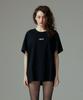 Meuameu [Essential] Signature Rain Drop Logo T-Shirt